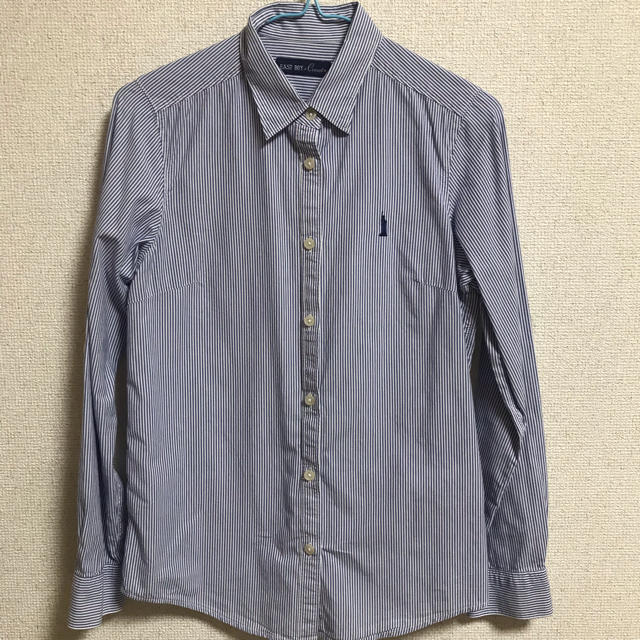 EASTBOY(イーストボーイ)のEASTBOY ストライプシャツ 美品 レディースのトップス(シャツ/ブラウス(長袖/七分))の商品写真