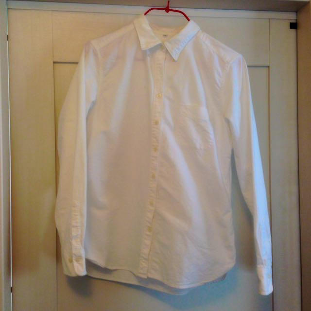 MUJI (無印良品)(ムジルシリョウヒン)のベーシック 白シャツ レディースのトップス(シャツ/ブラウス(長袖/七分))の商品写真