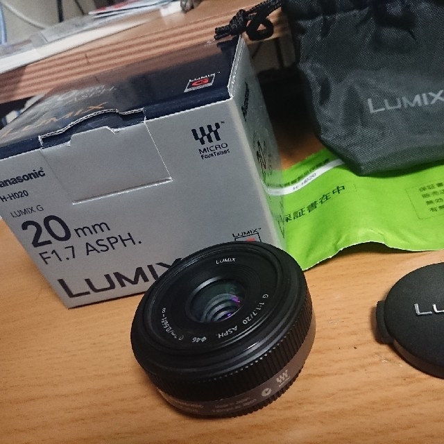 Panasonic(パナソニック)のLUMIX G 20mm f1.7 20mm ASPH スマホ/家電/カメラのカメラ(レンズ(単焦点))の商品写真