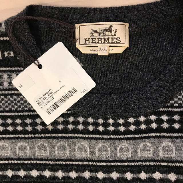 Hermes(エルメス)のHERMES ニット カシミヤ30% 未使用品 メンズのトップス(ニット/セーター)の商品写真