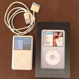 アップル(Apple)のiPod classic 80G Silver(ポータブルプレーヤー)