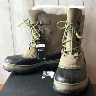 ソレル(SOREL)の★新品★SOREL ソレルカリブー スノーブーツ グリーン 29cm ミリタリー(ブーツ)