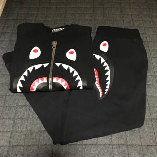 アベイシングエイプ(A BATHING APE)のA BATHING APE ア ベイシング エイプ シャーク上下 セットアップ(スウェット)