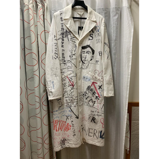 【送料込】 RAF 落書きコート simons raf - SIMONS チェスターコート 【送料込】 RAF 落書きコート simons raf - SIMONS チェスターコート