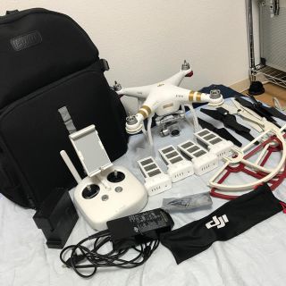 DJI Phantom 3 Professional バッテリー4つ(ホビーラジコン)