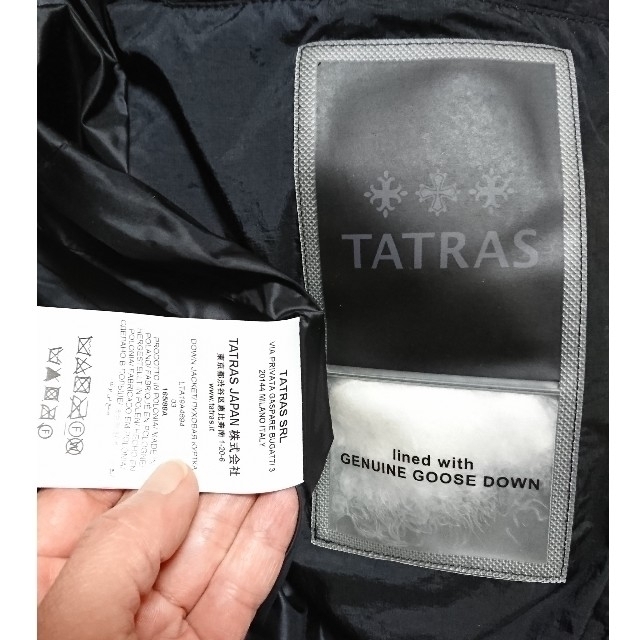 TATRAS(タトラス)のタトラス ポリテアマ ダウン 【ブラック】 レディースのジャケット/アウター(ダウンコート)の商品写真