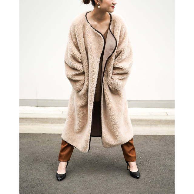 新品完売】CASA FLINE(カーサフライン)WOOLボアコートの通販 by Anna