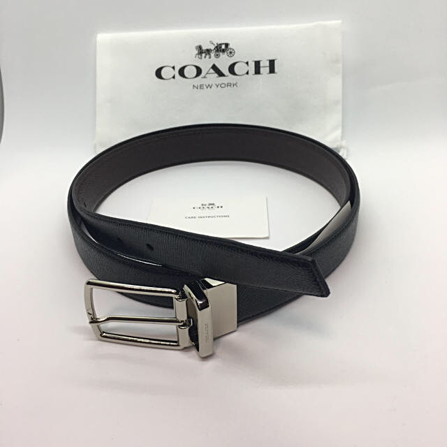 COACH(コーチ)のコーチ COACH 革製 ベルト メンズ 新品 未使用 メンズのファッション小物(ベルト)の商品写真