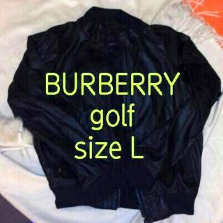 バーバリー(BURBERRY)のBURBERRY golf size L 隠しネックウォーマーあり(ウエア)