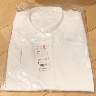 ユニクロ(UNIQLO)のUNIQLO リネンコットンスタンドカラーシャツ(シャツ/ブラウス(半袖/袖なし))