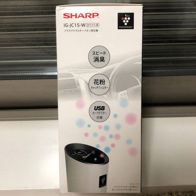 SHARP(シャープ)のSHARP プラズマクラスター イオン発生機 自動車/バイクの自動車(車内アクセサリ)の商品写真