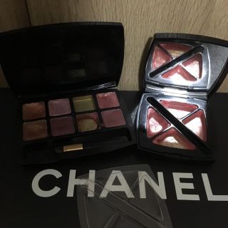 シャネル(CHANEL)の本物シャネルのメイクアップパレットとリップパレット　中古  (コフレ/メイクアップセット)