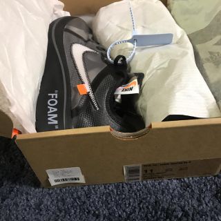 ナイキ(NIKE)のNike Off White Zoom Fly 黒 29cm 国内正規品(スニーカー)