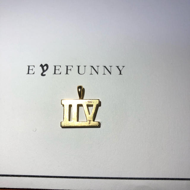 EYEFUNNY(アイファニー)のアイファニー eyefunny 18K ダイヤモンド ローマナンバー NO.7 メンズのアクセサリー(ネックレス)の商品写真