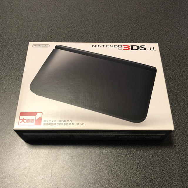 美品 Nindendo 3DS LL 本体 ブラック 充電ケーブル付き携帯用ゲーム機本体