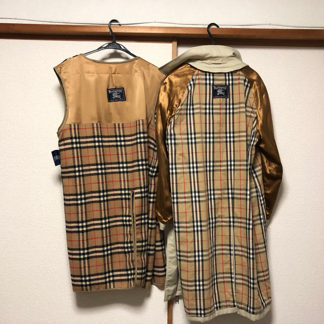 BURBERRY - 月末まで限定値下げ！Burberry ライナー付きステンカラーコートイギリス製の通販 by 浪人FCshop｜バーバリー