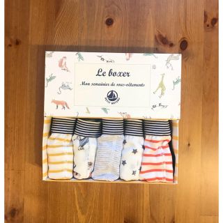 プチバトー(PETIT BATEAU)のmoomin様専用♡3ans ミニマリニエール＆プリントトランクス５枚組(下着)