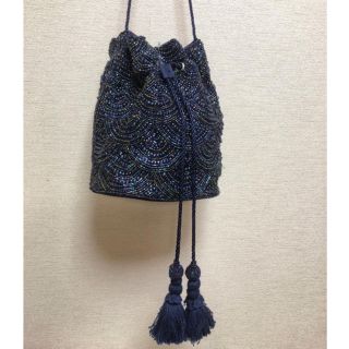 ローズバッド(ROSE BUD)の《れ♡様専用》ROSEBUD ショルダーバッグ 巾着 ローズバッド ビジュー(ショルダーバッグ)