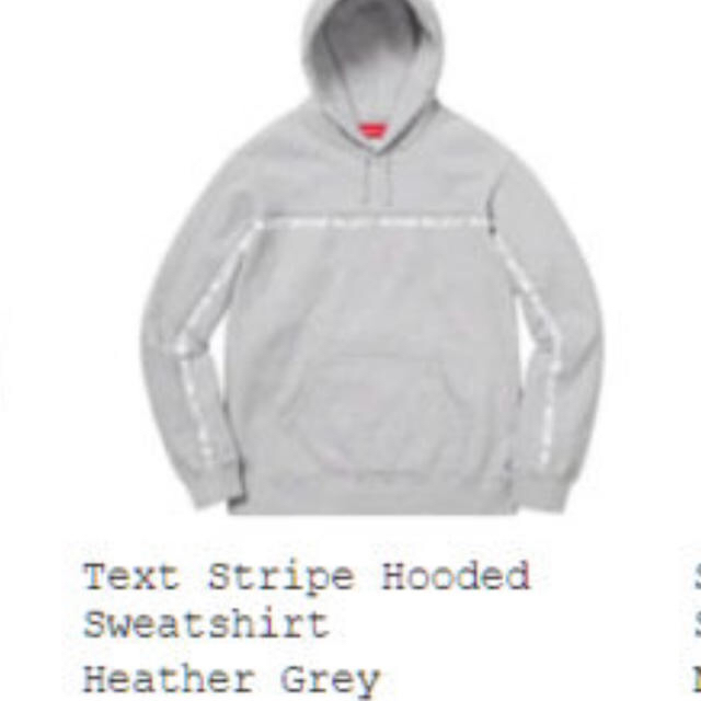 期間限定セール‼️Text Stripe Hooded Sweatshirt