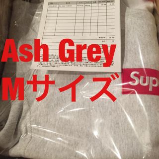 シュプリーム(Supreme)のM Supreme Box logo Crewneck Ash Grey(トレーナー/スウェット)