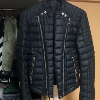 バルマン(BALMAIN)のBALMAIN ライダース ダウンジャケット 登坂、キムタク着用 44(ダウンジャケット)