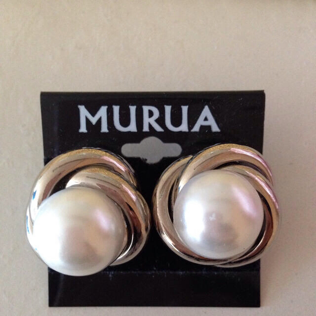 MURUA(ムルーア)のパールピアス  レディースのアクセサリー(ピアス)の商品写真