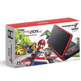 ニンテンドー2DS(ニンテンドー2DS)のちっち様専用 新品未使用new ニンテンドー 2DS LL マリオカート7パック(携帯用ゲーム機本体)