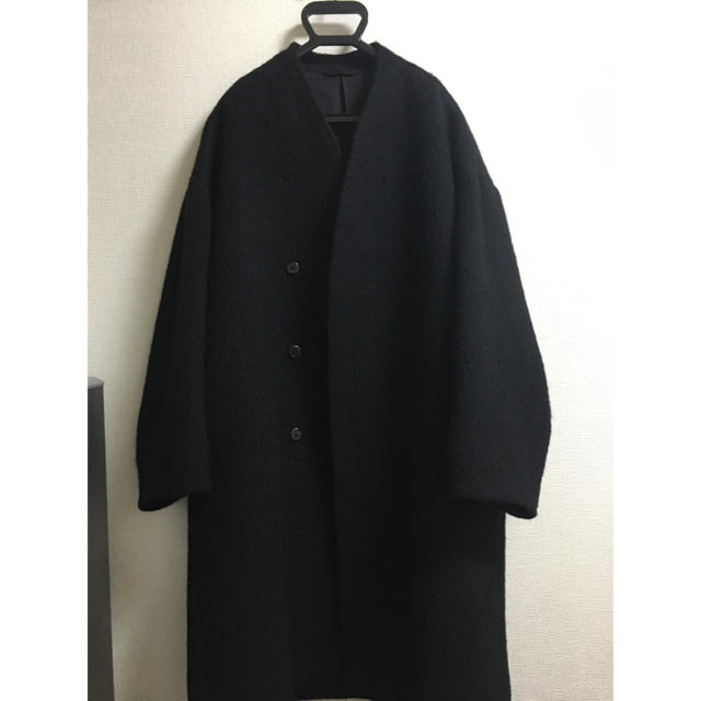 LAD MUSICIAN - COLLARLESS BIG CHESTER COAT 18AW