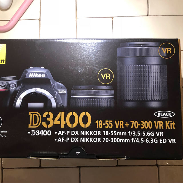 Nikon D3400 18-55 VR+70-300 VR Kit  一眼レフ