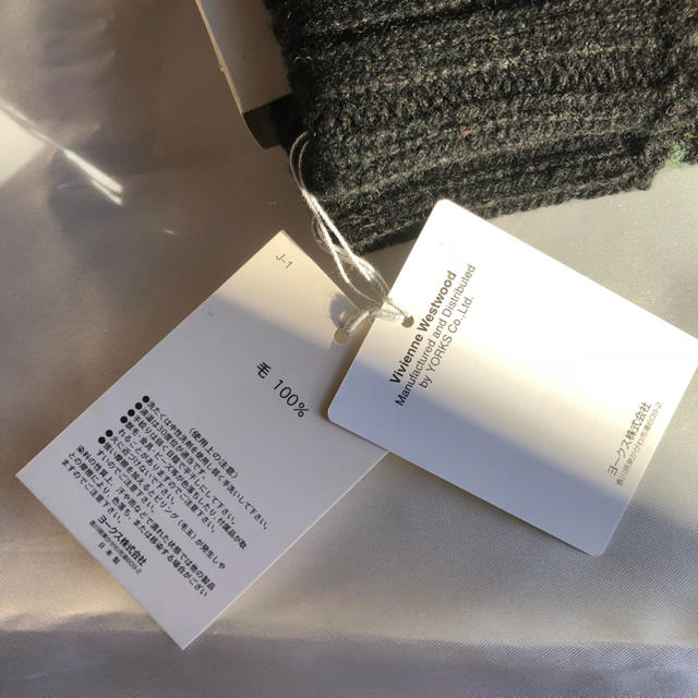 Vivienne Westwood(ヴィヴィアンウエストウッド)のVivienneWestwood MAN オーブ刺繍グローブ 指抜き メンズのファッション小物(手袋)の商品写真