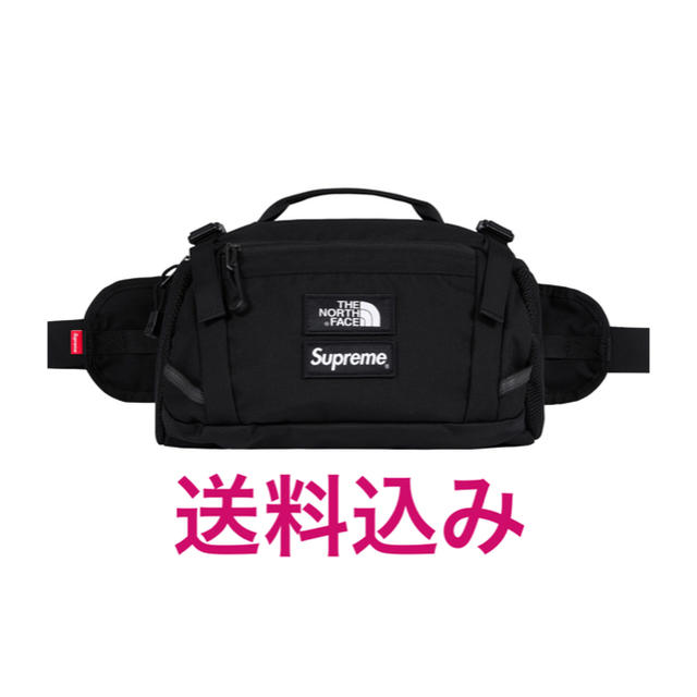 Supreme North Face Expedition WaistBag 黒バッグ