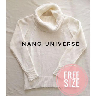 ナノユニバース(nano・universe)のナノユニバース ニット タートル ●新品●(ニット/セーター)