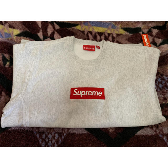 最低価格の Supreme - 【最安値】Supreme Box Logo Crewneck