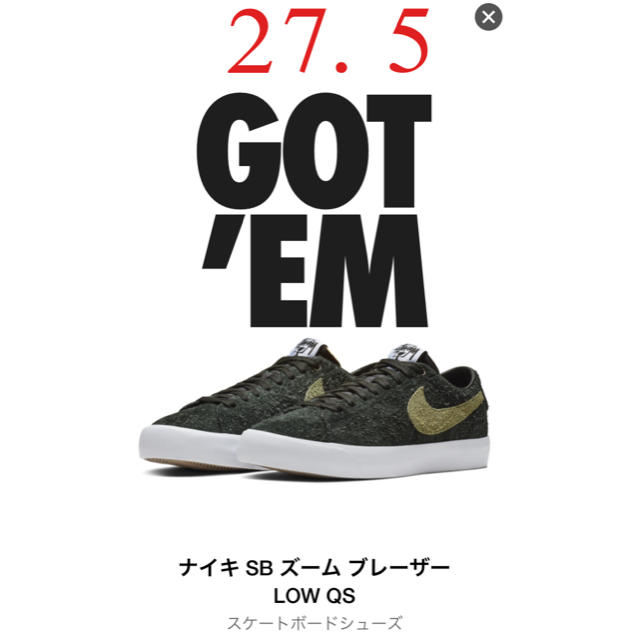 NIKE SBズームブレーザー Low