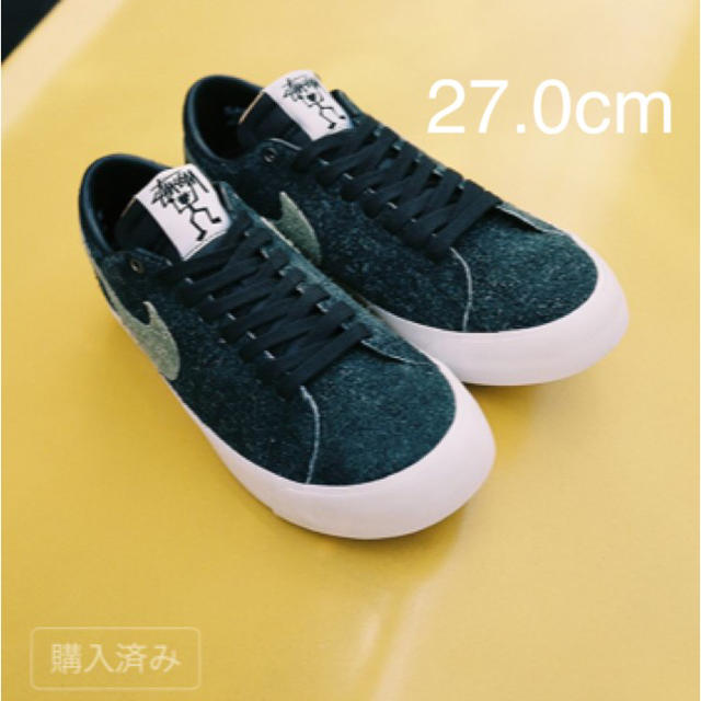 NIKE(ナイキ)の27.0 nike sb stussy ズーム ブレーザー LOW メンズの靴/シューズ(スニーカー)の商品写真