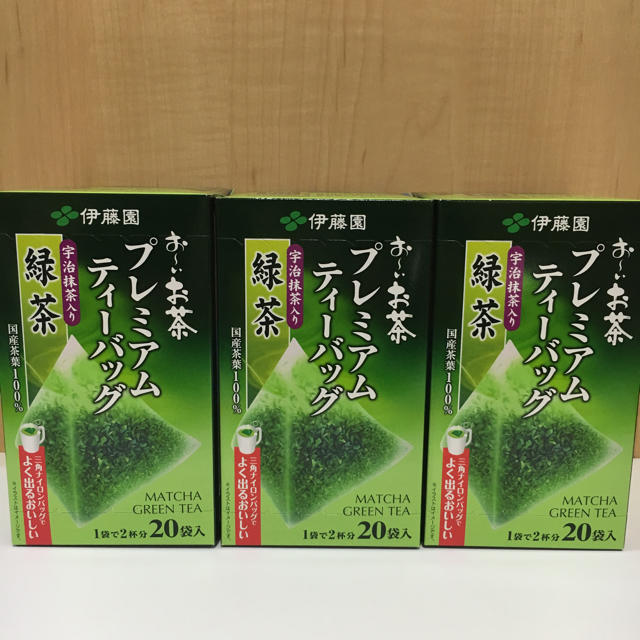 伊藤園(イトウエン)の伊藤園 おーいお茶 プレミアムティーバッグ 60袋 食品/飲料/酒の飲料(茶)の商品写真