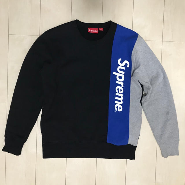 Supreme 2016SS panelled crewneck 希少Sサイズ