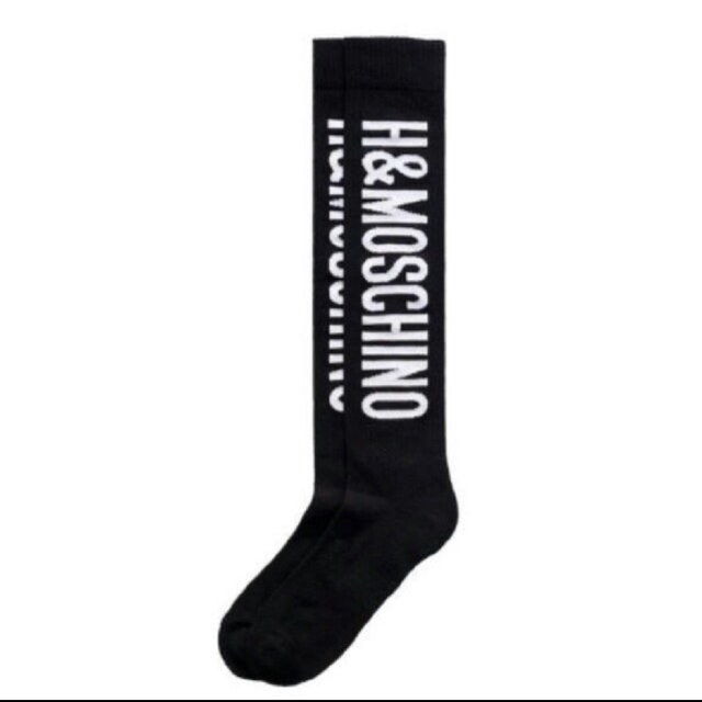 H&M(エイチアンドエム)のMOSCHINO ハイソックス レディースのレッグウェア(ソックス)の商品写真