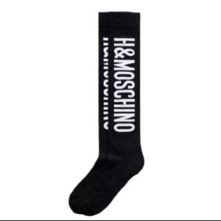 エイチアンドエム(H&M)のMOSCHINO ハイソックス(ソックス)