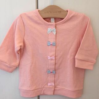 エフオーキッズ(F.O.KIDS)のリボンカーディガン☻ ベージュパンツ(その他)