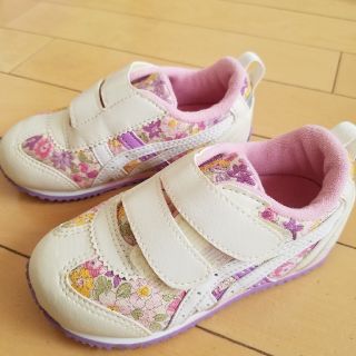 アシックス(asics)の未使用 アシックス スクスク 15cm 花柄(スニーカー)