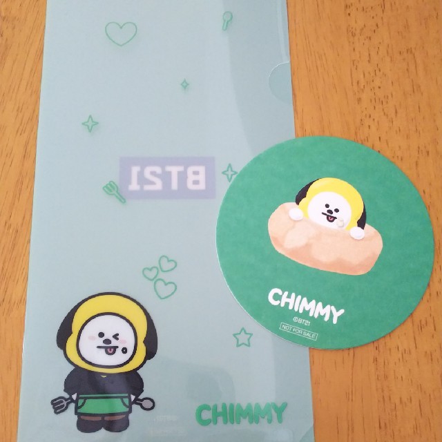 防弾少年団(BTS)(ボウダンショウネンダン)のBT21 CHIMMY ファイル、コースター チケットの音楽(K-POP/アジア)の商品写真