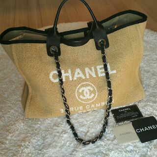 シャネル(CHANEL)のシャネル バッグ ドーヴィル ベージュ(トートバッグ)