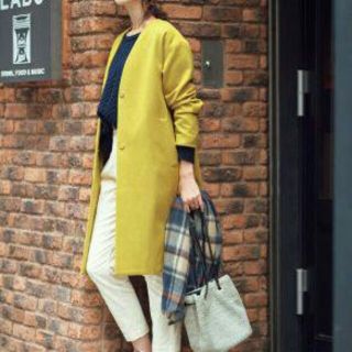 ザラ(ZARA)の ノーカラー メルトンコート コクーン milaowen イエナ(ロングコート)