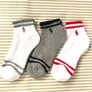 ラルフローレン(Ralph Lauren)のブルーフラワー様専用ラルフローレン ボーイズソックス20-２２センチ3足セット(靴下/タイツ)