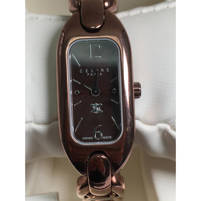 celine(セリーヌ)のCeline 腕時計 箱付き レディース ステンレススチール クォーツ レディースのファッション小物(腕時計)の商品写真