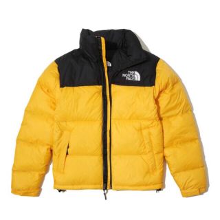 ザノースフェイス(THE NORTH FACE)の新品未使用NORTH FACE ヌプシジャケット　イエロー(ダウンジャケット)