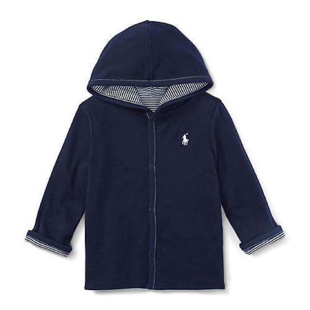 POLO RALPH LAUREN(ポロラルフローレン)のポロラルフローレン♢リバーシブルパーカー キッズ/ベビー/マタニティのベビー服(~85cm)(カーディガン/ボレロ)の商品写真