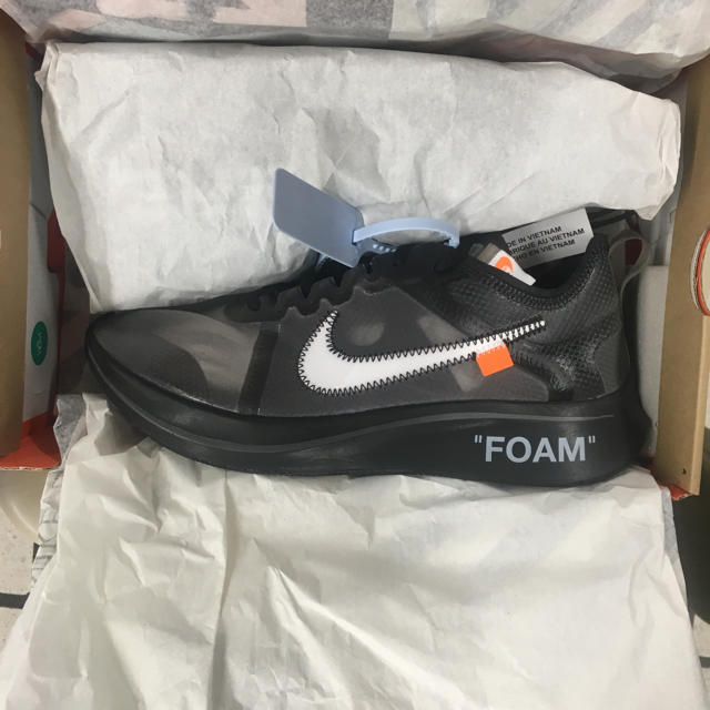 NIKE(ナイキ)のnike × off-white AIR ZOOMFLY 2018 メンズの靴/シューズ(スニーカー)の商品写真