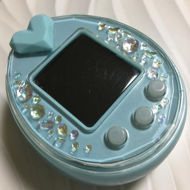 BANDAI(バンダイ)の変な猫様専用ページ たまごっちピース Tamagotchi P's ブルー エンタメ/ホビーのゲームソフト/ゲーム機本体(携帯用ゲーム機本体)の商品写真